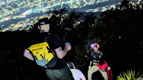Rescata Protección Civil a pareja del Cerro de la Silla