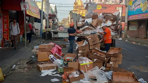 Monterrey recolecta 22 toneladas de basura tras Año Nuevo