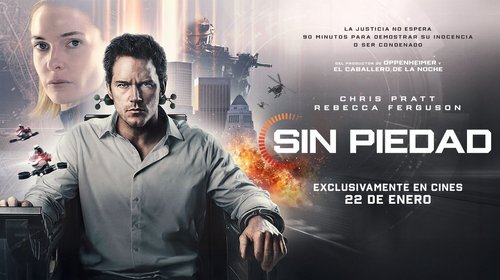 Chris Pratt enfrenta a una IA juez en 'Sin piedad'