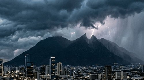 Alertan por ocho días de lluvias intensas en Área Metropolitana