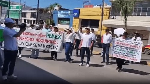 Jubilados buscan frenar reducción de pensiones en Tampico