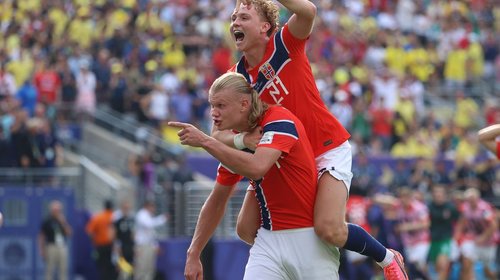 ¡Golpazo! Noruega derrota a Brasil con doblete de Halaand