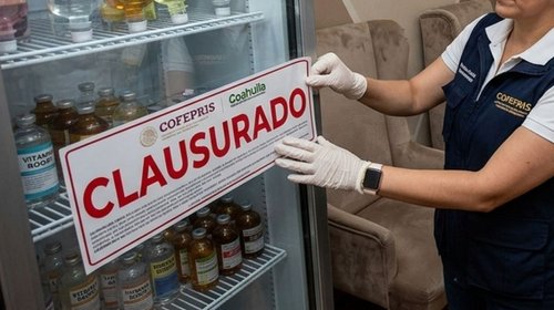 Clausuran dos negocios por uso irregular de “sueros vitaminados”