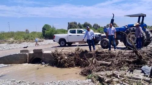 Rehabilitan acceso a ejido Mesillas tras afectaciones por lluvias