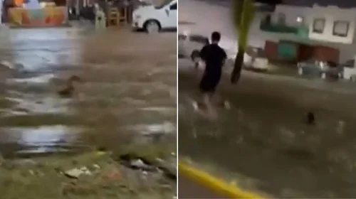 Rescatan a dos menores arrastradas por corriente en Mazatlán