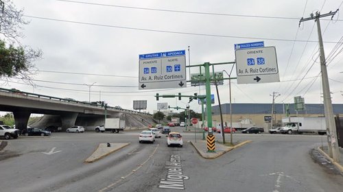 Reducen carriles de Ruiz Cortines por labores de recarpeteo