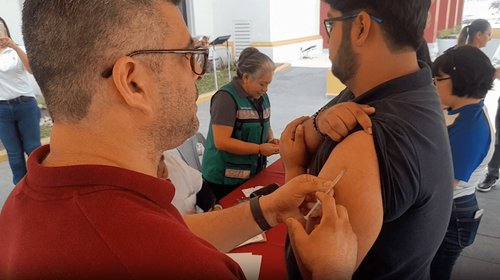 Refuerzan vacunación ante riesgo de sarampión en Altamira 