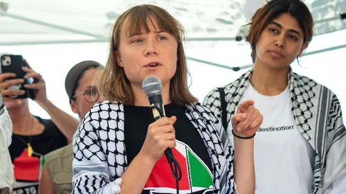 Se une la activista Greta Thunberg al barco de ayuda rumbo a Gaza