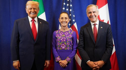 Acordamos trabajar juntos en temas comerciales: Sheinbaum