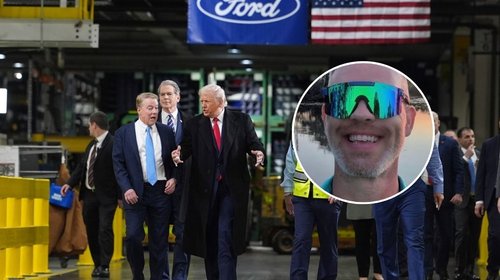 Ford suspende a empleado tras abuchear a Trump durante visita