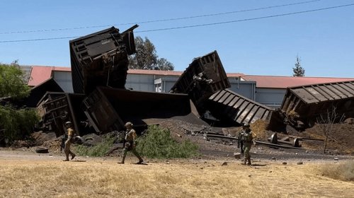 Fallece persona tras descarrilamiento de tren en Aguascalientes