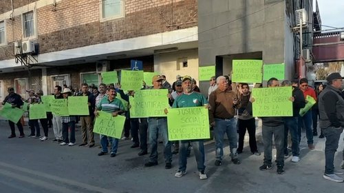 Toman obreros de AHMSA juzgado para exigir justicia