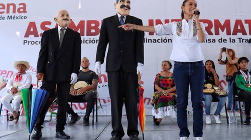 Fox y Salinas de Gortari 'aparecen' junto a Sheinbaum