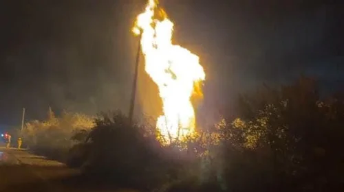 Explota ducto de Pemex de ejido en Altamira, Tamaulipas