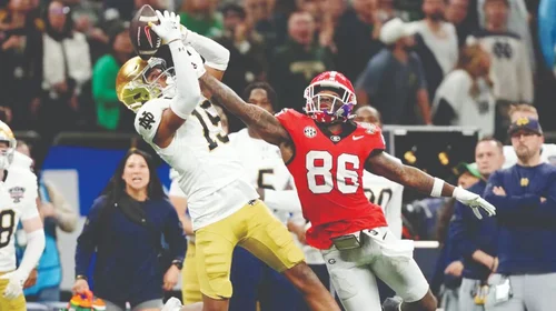 Notre Dame vence a Georgia y se queda con Sugar Bowl