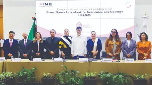 Pese a 'errores', INE avala lista a elección judicial