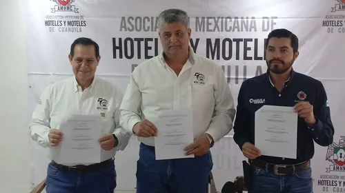Hoteleros y PC trabajarán en seguridad de huéspedes en Coahuila