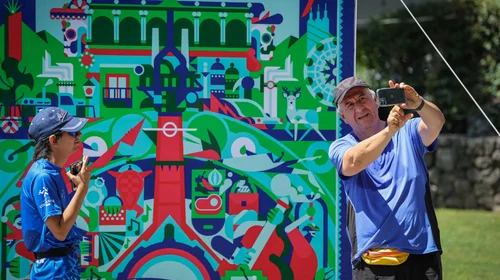 Presentan póster oficial del Mundial 2026 en San Pedro de Pinta