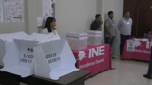 Realiza INE simulacro de votación en la Elección Judicial