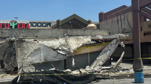 Frenan actividades en comercios dañados por lluvias en Saltillo