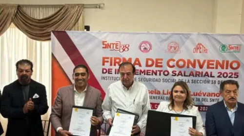 Firman convenio de aumento salarial 2025 para Sección 38