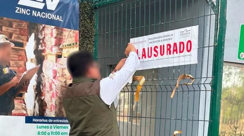 Profepa levanta una de tres clausuras a Zinc Nacional