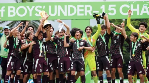 ¡Fiesta mexicana! Selección Sub-15 se corona en Concacaf