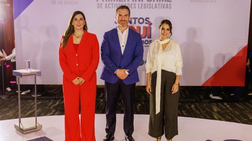 Presenta Lorena de la Garza sus logros en informe
