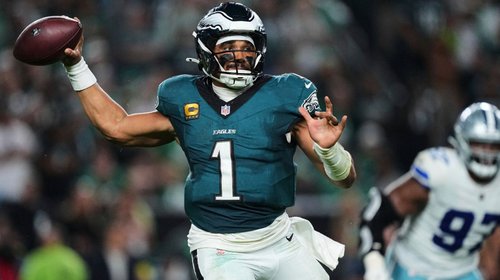 Jalen Hurts lidera a los Eagles a una victoria sobre Dallas