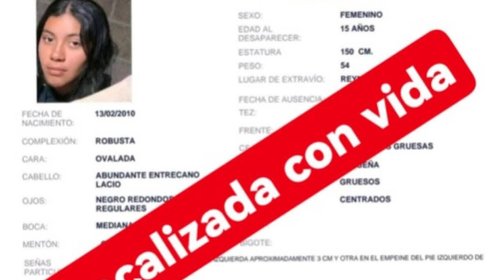 Localizan con vida a Ana Luisa, joven desaparecida en Reynosa