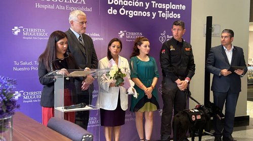 Rinden homenaje a donadores de órganos en Christus Muguerza