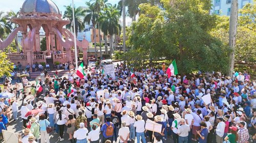 Convoca generación Z a cientos de tamaulipecos para marcha