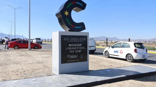 Gobernador inaugura la ampliación del Bulevar Los Pastores