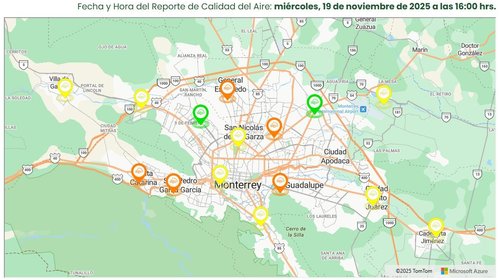 Persiste la mala calidad del aire en la urbe regia