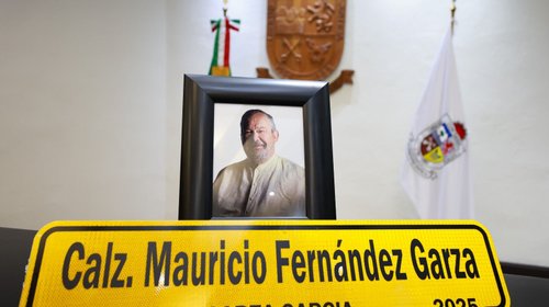 Oficialmente ya es la Calzada Mauricio Fernández Garza