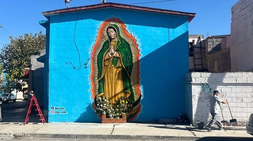 La Virgen más grande de Saltillo renace en Satélite Sur