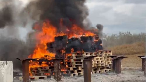 440 kilos de estupefacientes son incinerados por la Sedena 