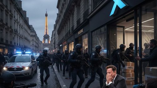 Allanan oficinas de 'X', de Elon Musk, en París