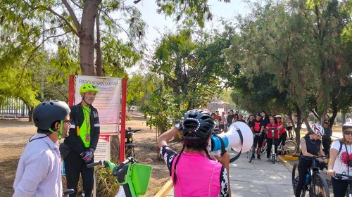 Hacen rodada Corazones en Bici y reúne a 70 personas en Monterrey