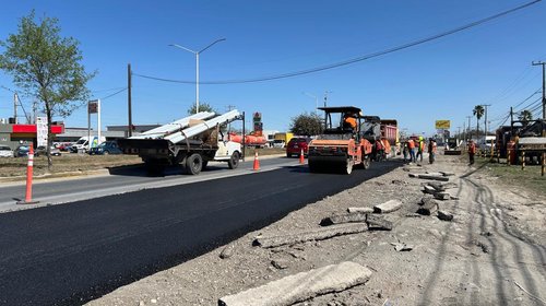 Agradecen recarpeteo en carretera a Reynosa en Cadereyta