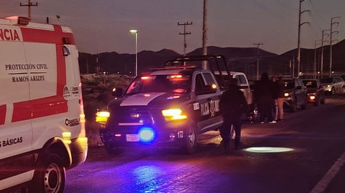 Joven muere tras volcadura en la carretera Monclova