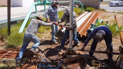 Refuerzan abasto de agua en Ramos Arizpe con nuevos pozos