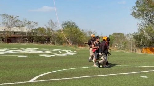 Rescatan a dos menores extraviados en el Cerro del Topo Chico