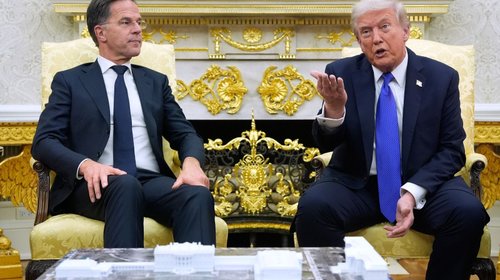 Trump critica a la OTAN en reunión con Mark Rutte