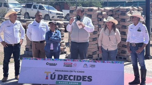 Invierten $250 mil pesos en ejido de Ramos Arizpe