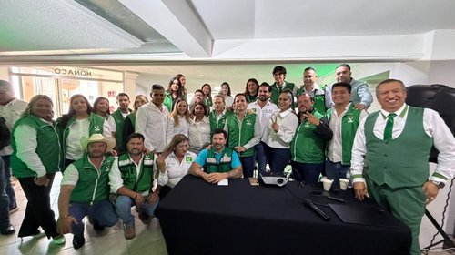 Presenta el PVEM a sus candidatos a diputados locales