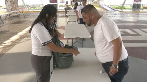 Realizan de manera sorpresiva 'Operativo Mochila' en CBTis 24