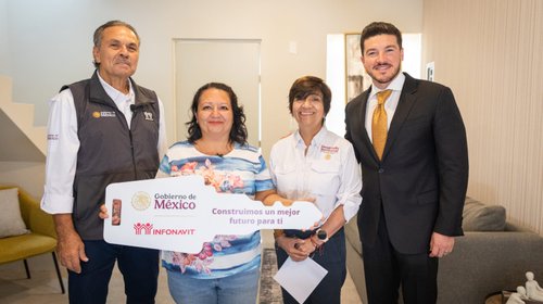 Realizan entrega de casas del Bienestar en Ciénega de Flores