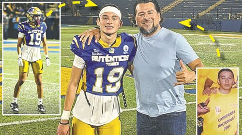 Padre le ‘hereda’ a su hijo los colores azul y oro