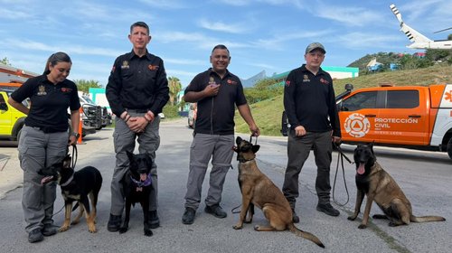 Presenta PCNL a las nuevas integrantes de la 'Manada K9'